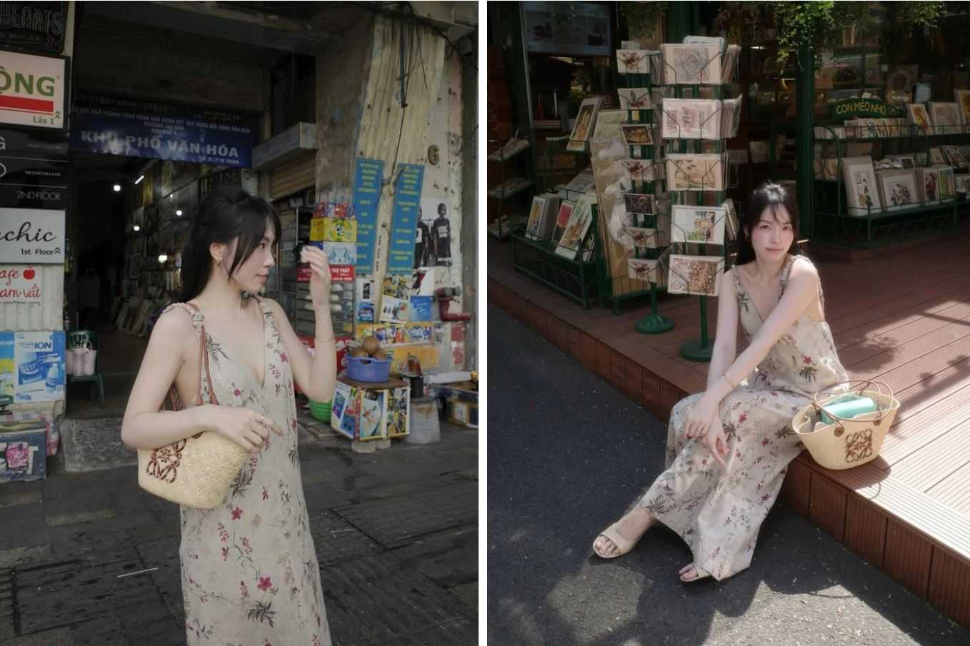 Mang mùa hè vào trang phục với họa tiết hoa tươi tắn