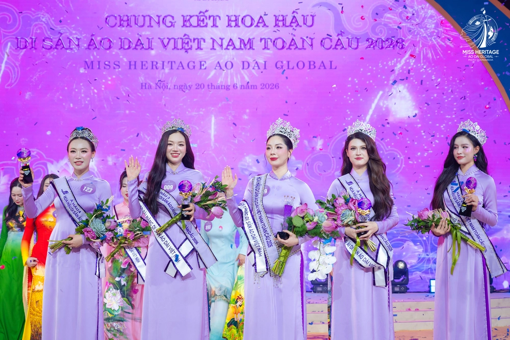 Hoa hậu Di sản Áo dài Việt Nam 2026: Tôn vinh vẻ đẹp áo dài và hoa sen
