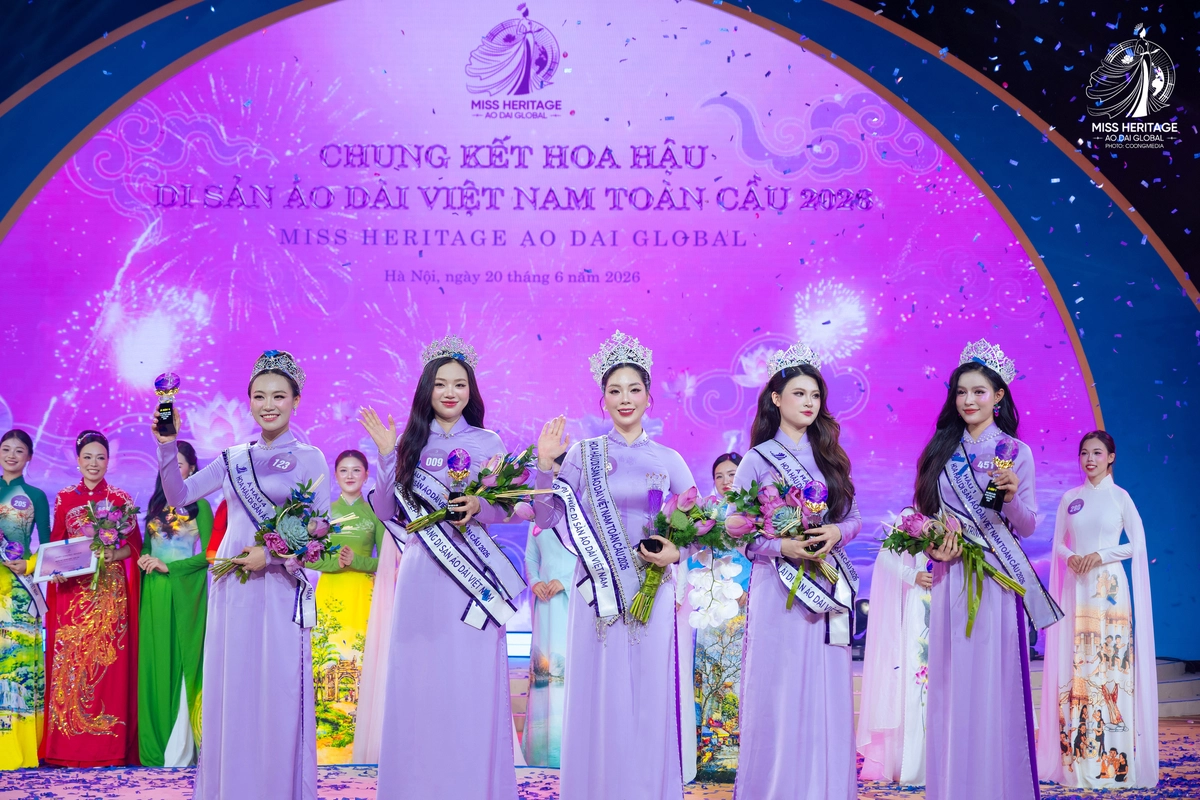 Hoa hậu Di sản Áo dài Việt Nam 2026: Tôn vinh vẻ đẹp áo dài và hoa sen